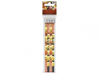 OŁÓWKI Z GUMKĄ 4 SZT. EMOJI 10