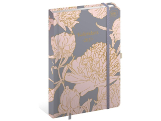 Kalendarz ksi��kowy A5 384 Metallic Peony 2027