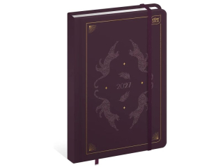 Kalendarz ksi��kowy B6 192 Metallic Satin 2027