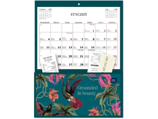 Kalendarz �cienny z kieszonk� 23, 5x31 Grandiflora 2027