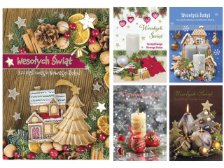 Laurka z brokatem B6B 117x167 z kopert  POL-MAK GWIAZDKA B6B_GWSW_281  [opakowanie=25szt]