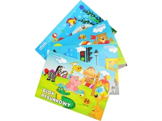 Blok rysunkowy A4 0946 [opakowanie=20szt]