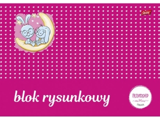 Blok rysunkowy A4, 20k. [opakowanie=10szt]