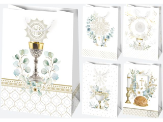 Torebka ozdobna POL-MAK 10szt. T5_KOM_22 230x320x110 KOMUNIA