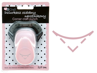 DZIURKACZ OZDOBNY NAROŻNIKOWY 2, 5CM ZAOKRĄGLACZ
