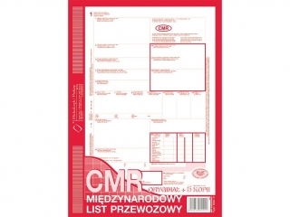 Druk 800-3 CMR Midzynarodowy list przewozowy A4