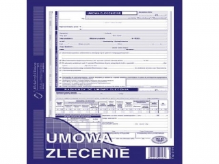 Druk -UZ Umowa zlecenie A4