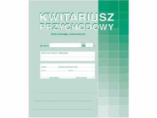 Druk -Kwitariusz przychodowy A4 ( 50 szt)