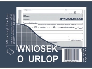 Druk -WU Wniosek o urlop A6