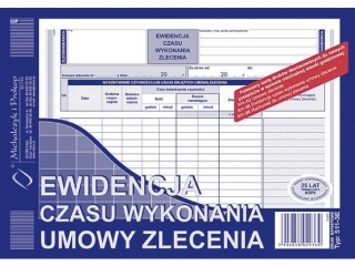 Druk -Ewidencja czasu wyk.umowy zlecenia