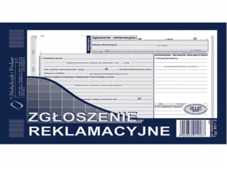 Druk - A5 ZR Zgłoszenie Reklamacyjne (2k)