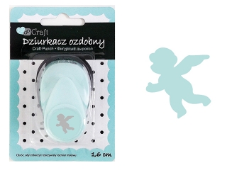 DZIURKACZ OZDOBNY 1, 6CM ANIOŁEK