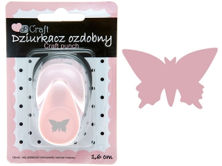 DZIURKACZ OZDOBNY 1.6CM MOTYL 2