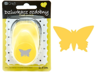 DZIURKACZ OZDOBNY 2, 5CM MOTYL 2