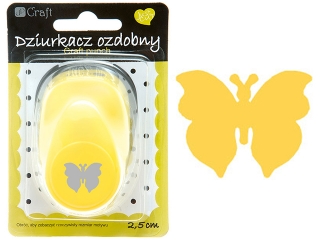 Dziurkacz ozdobny DPCRAFT 2,5cm Motyl 4