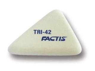 Gumka FACTIS TRI-42 trjktna 42szt.