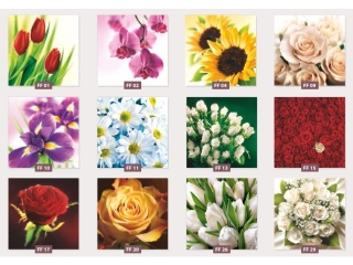 Kartki karnet KW kwiatowe