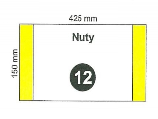 Okadka na zeszyt do nut nr12 150x425mm