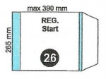 Okadka szkolna regulowana START nr26 265x390mm