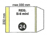 Okadka szkolna B6 MINI regulowana nr24 232x330mm