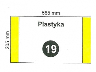 Okadka szkolna Plastyka nr19 205x585mm