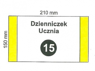 Okadka szkolna Dzienniczek Ucznia nr.15 150x210mm [opakowanie=50szt]