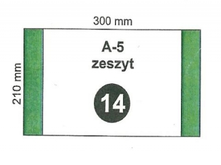 Okadka na zeszyt A5 nr14 210x300mm - kolorowe