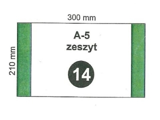 Okadka na zeszyt A5 nr14 210x300mm - kolorowe