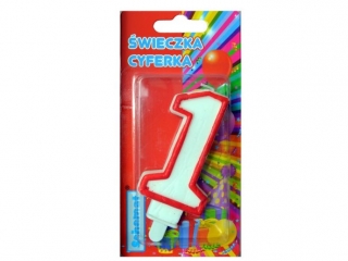 Świeczka cyferka ? 1 ? 9238