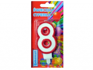 Świeczka cyferka ? 8 ? 9306