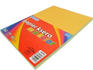 Papier ksero kolorowy A4 100k. SCHEMAT mix kolorw pastelowy