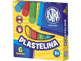 Plastelina Astra 6 kolorw (10.48 proc.) ASPROM