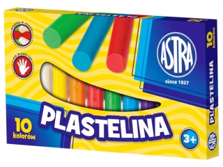Plastelina Astra 10 kolorw (6.01 proc.) ASPROM