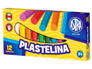 Plastelina Astra 12 kolorw (7.86 proc.) ASPROM