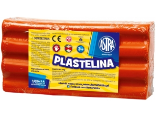 Plastelina ASTRA 1kg czerwona