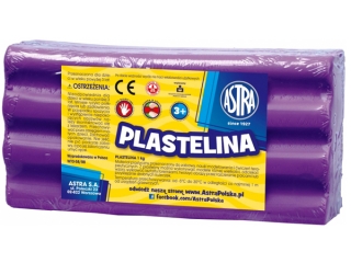 Plastelina Astra 1 kg fioletowa (31.17 proc.) ASPROM