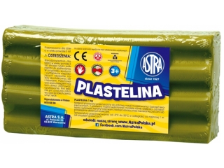 Plastelina Astra 1 kg oliwkowa (31.17 proc.) ASPROM