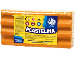 Plastelina Astra 1 kg pomaraczowa (31.17 proc.) ASPROM