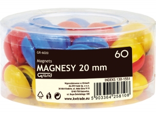 Magnesy, rednica 20 mm, Grand (sz)