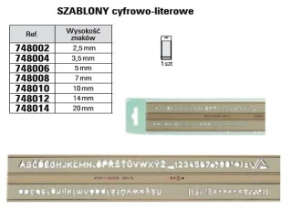 Szablon LOGAREX 0.35mm