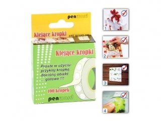 KLEJACE KROPKI MF913185-100 ŚR 10MM