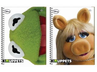 Koobrulion B5 100k. INTERDRUK The Muppets kolorowe margines